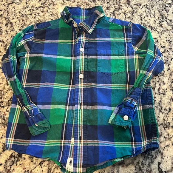 Janie & Jack Toddler Button Down - Picture 1 of 8